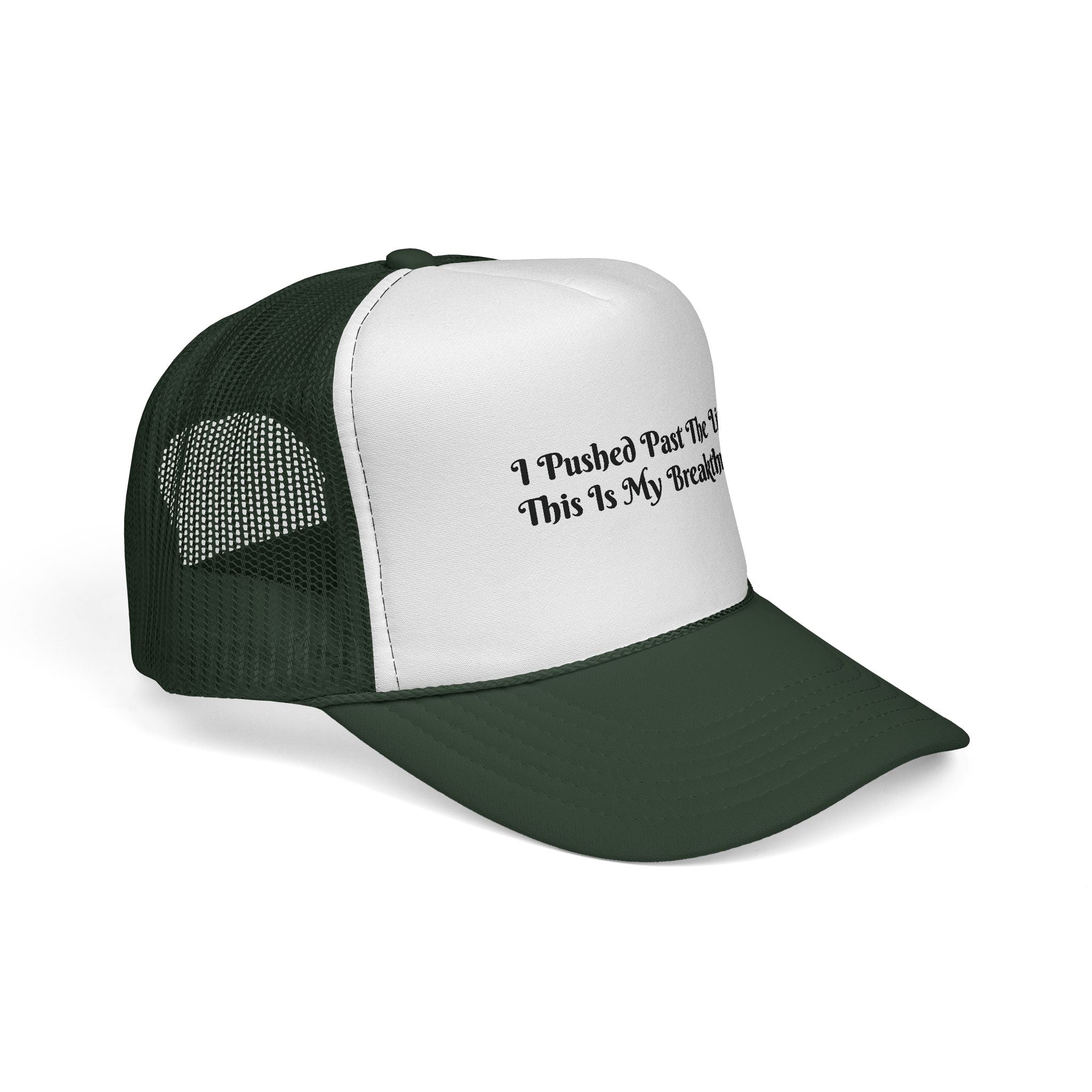 Inspirational Trucker Cap, Motivation Hat, Gift for Sports Enthusiasts, Customizable Sun Shade, Unisex Outdoor Cap