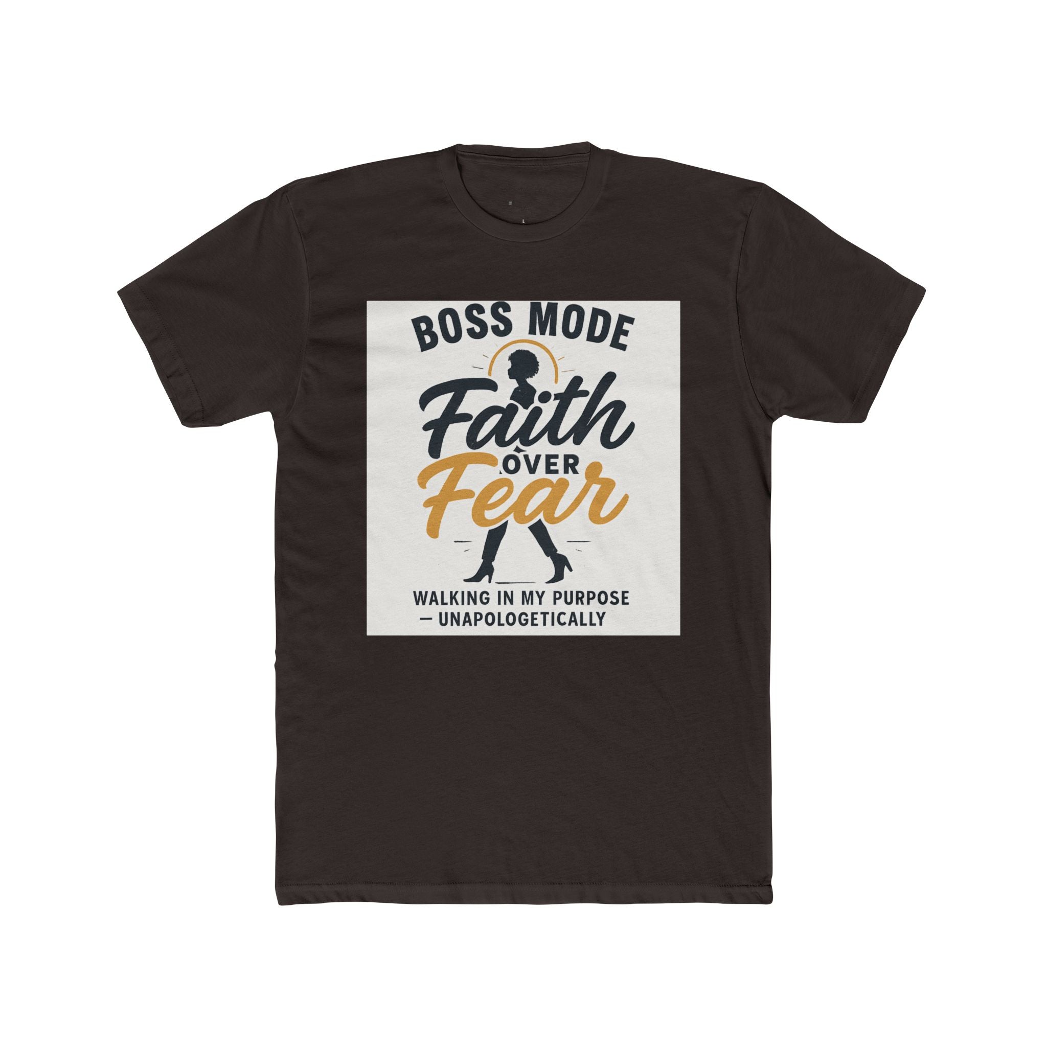 Inspirational Crew Tee with Motivational Quotes, Faithful Apparel, Unisex T-Shirt for Self-Improvement, Positive Vibes Shirt, Gift for Hope