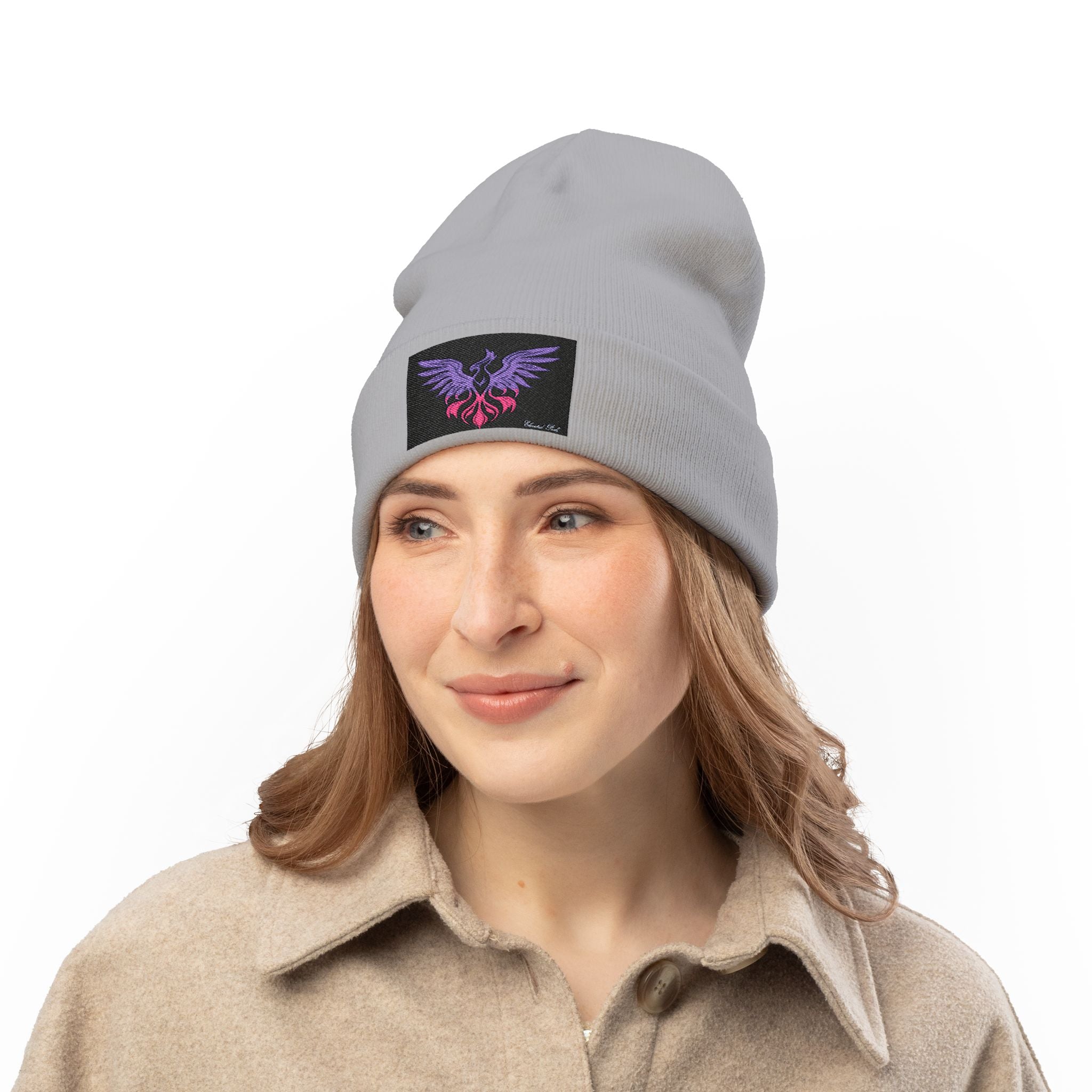 Embroidered Knit Beanie with Mythical Phoenix Design | Cozy Winter Accessory, Perfect Gift for Beanie Lovers, Unique Holiday Headwear, [...]