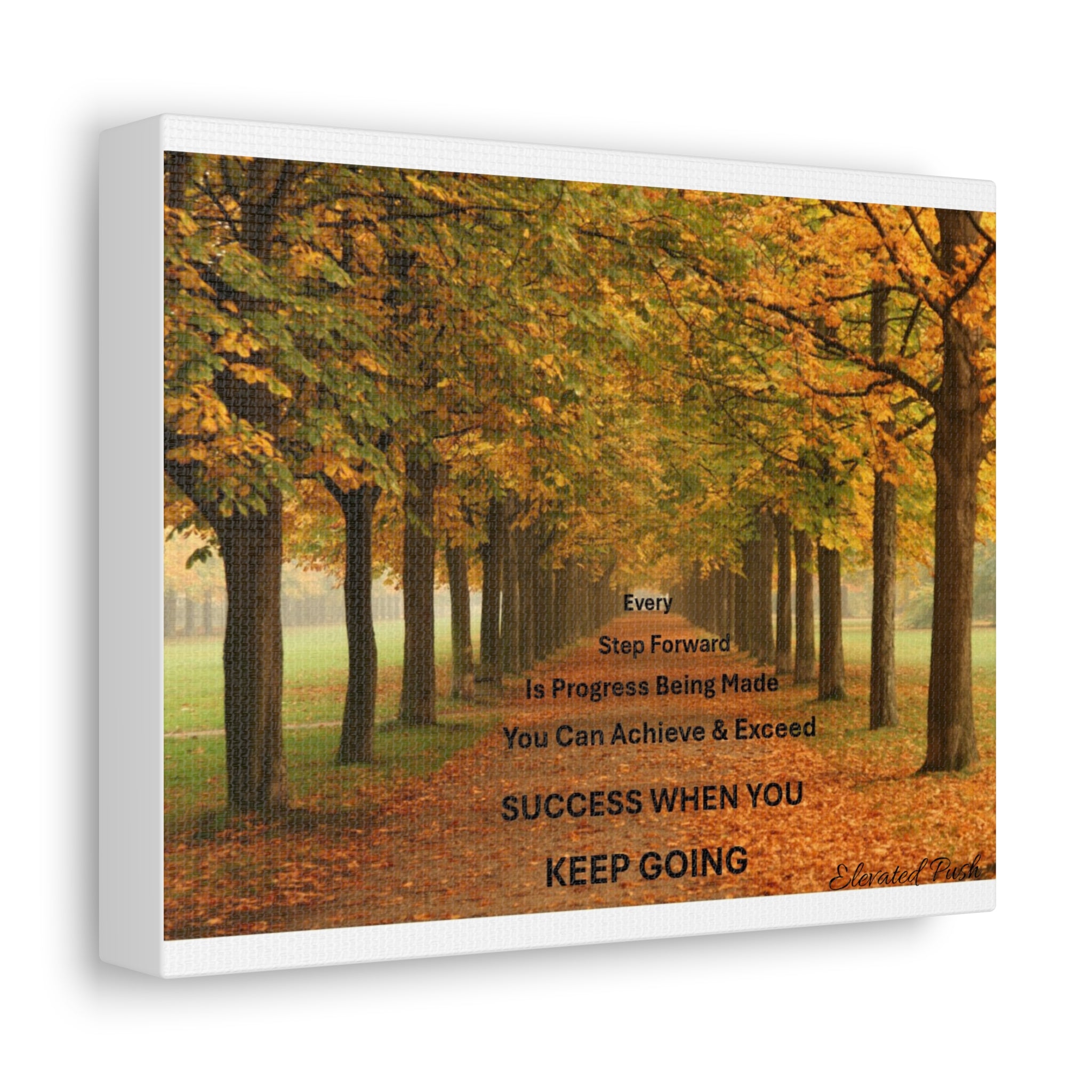 Motivational Stretched Canvas Wall Art, Inspirational Home Decor, Positive Affirmations, Gift for Office, Encouragement Decor