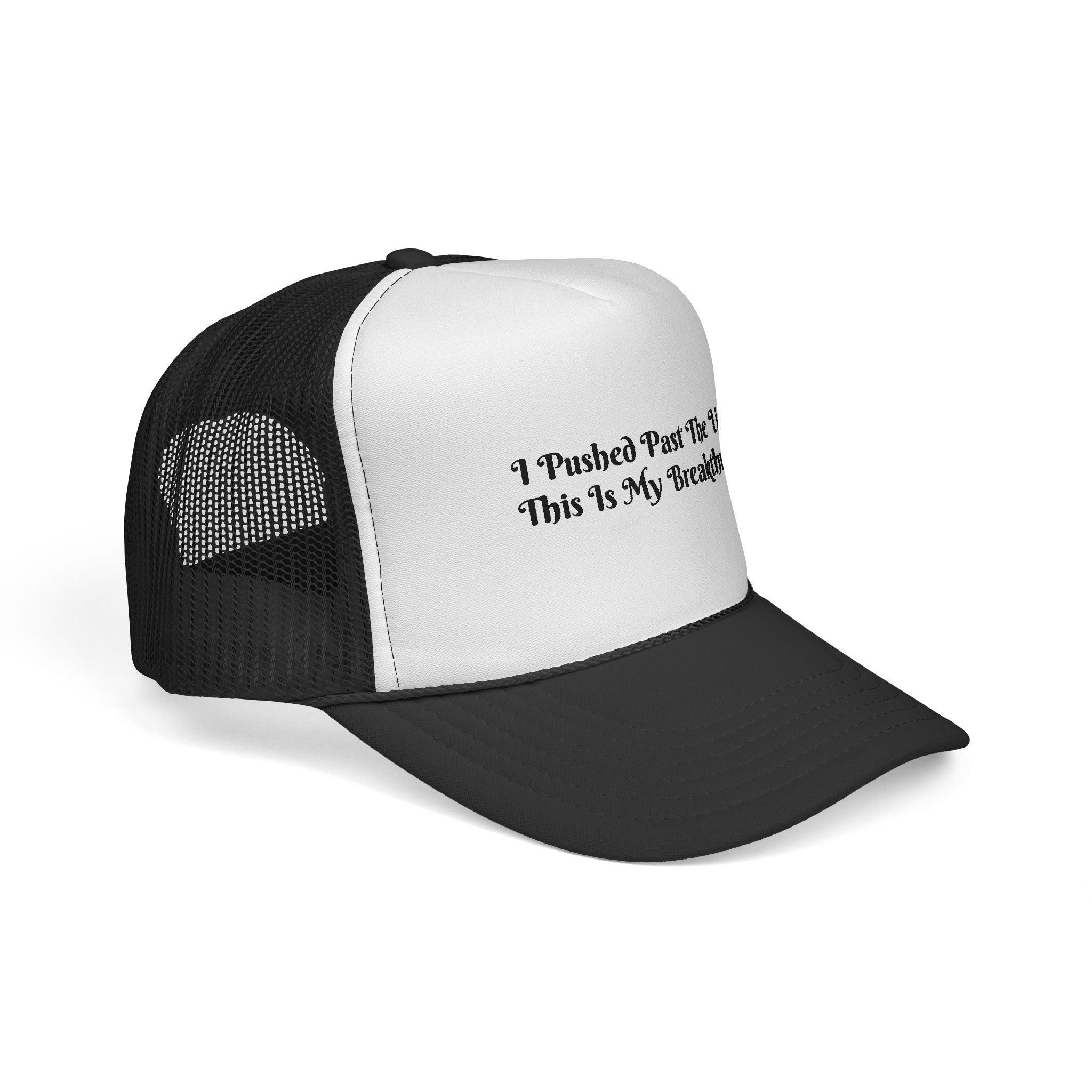 Inspirational Trucker Cap, Motivation Hat, Gift for Sports Enthusiasts, Customizable Sun Shade, Unisex Outdoor Cap