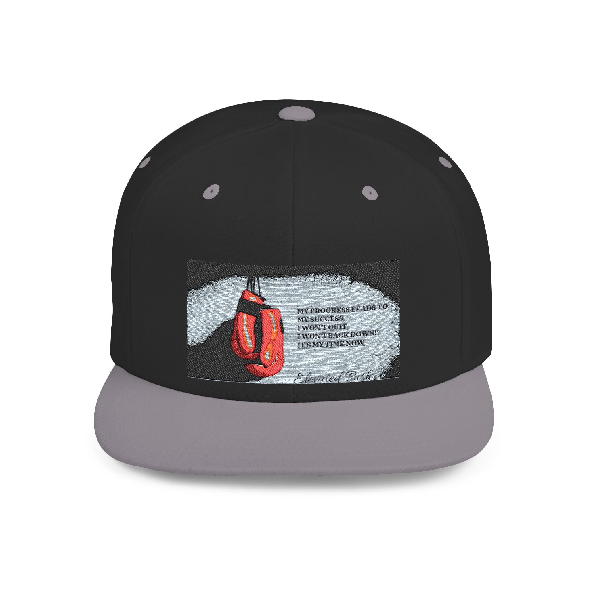 Stylish Flat Bill Snapback Hat, Trendy Cap for Summer Festivals, Unique Gift for Dads, Streetwear Accessory