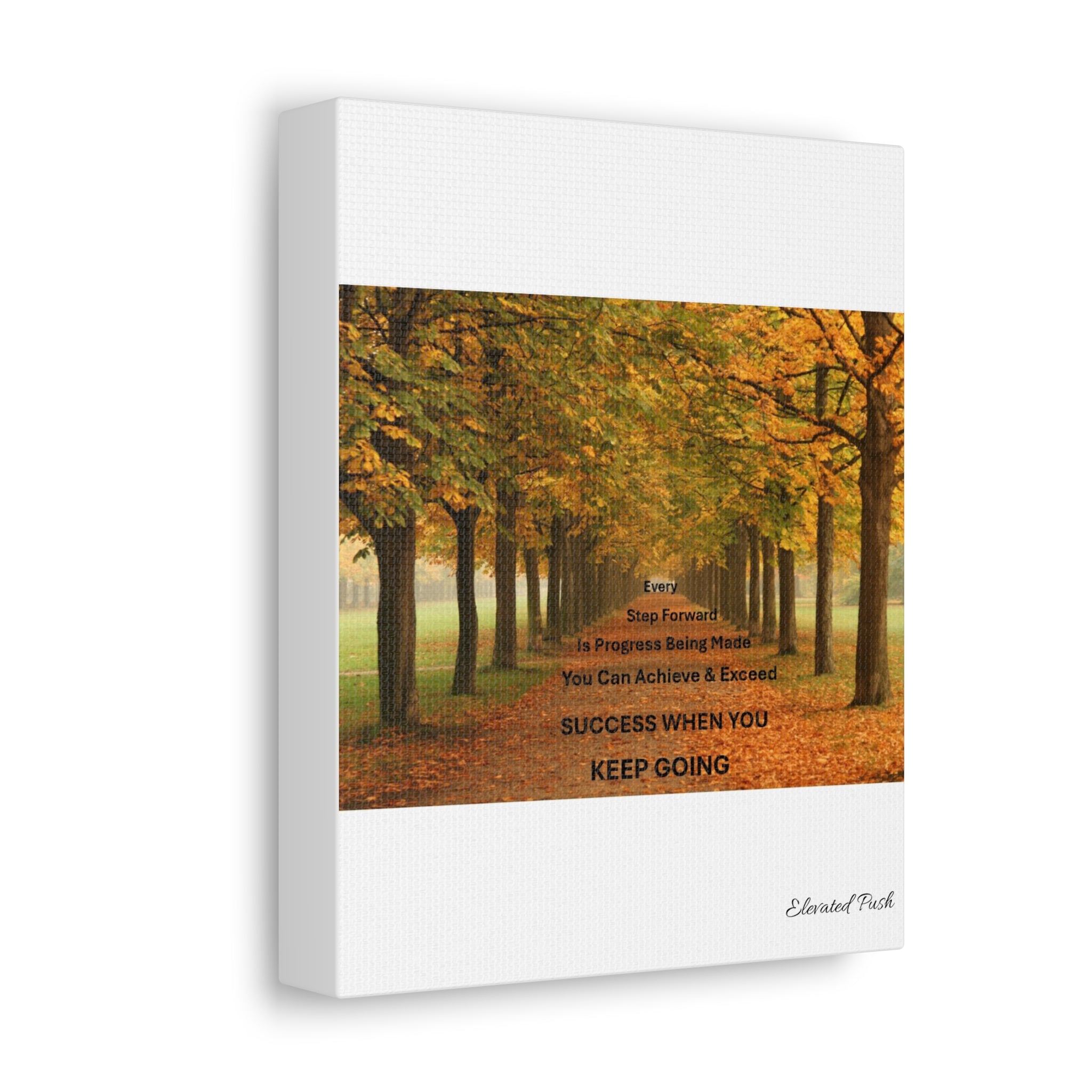 Motivational Stretched Canvas Wall Art, Inspirational Home Decor, Positive Affirmations, Gift for Office, Encouragement Decor