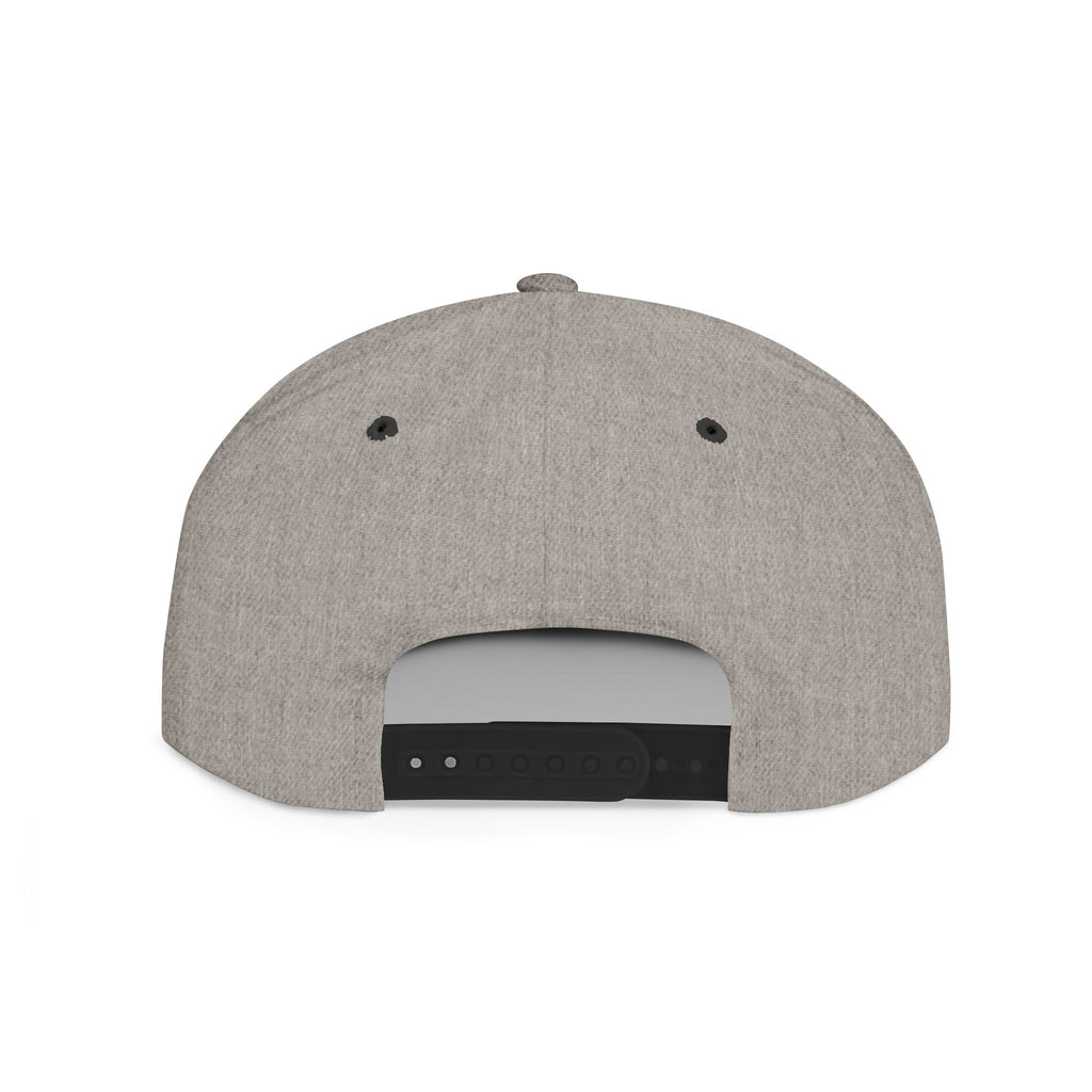 Stylish Flat Bill Snapback Hat, Trendy Cap for Summer Festivals, Unique Gift for Dads, Streetwear Accessory