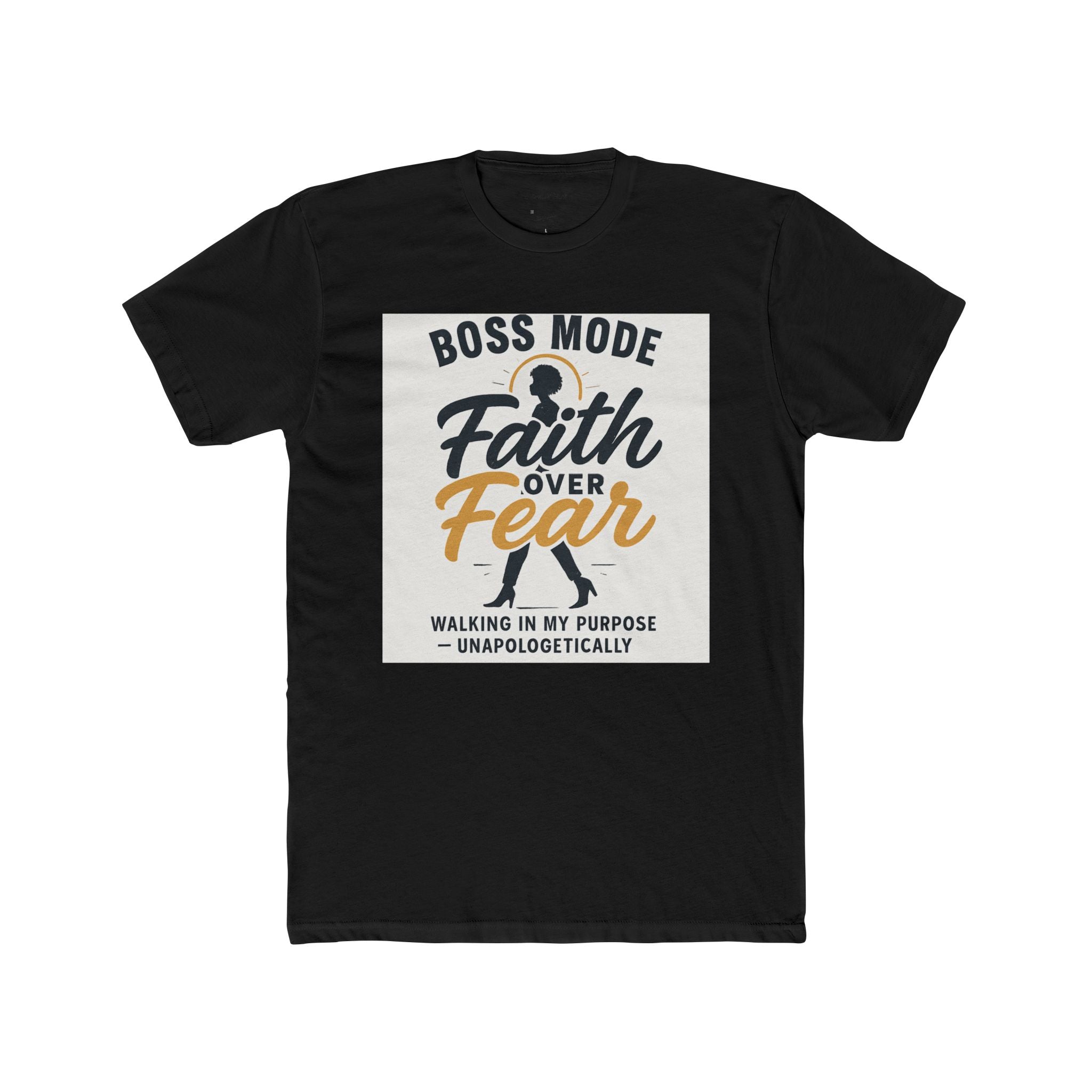 Inspirational Crew Tee with Motivational Quotes, Faithful Apparel, Unisex T-Shirt for Self-Improvement, Positive Vibes Shirt, Gift for Hope