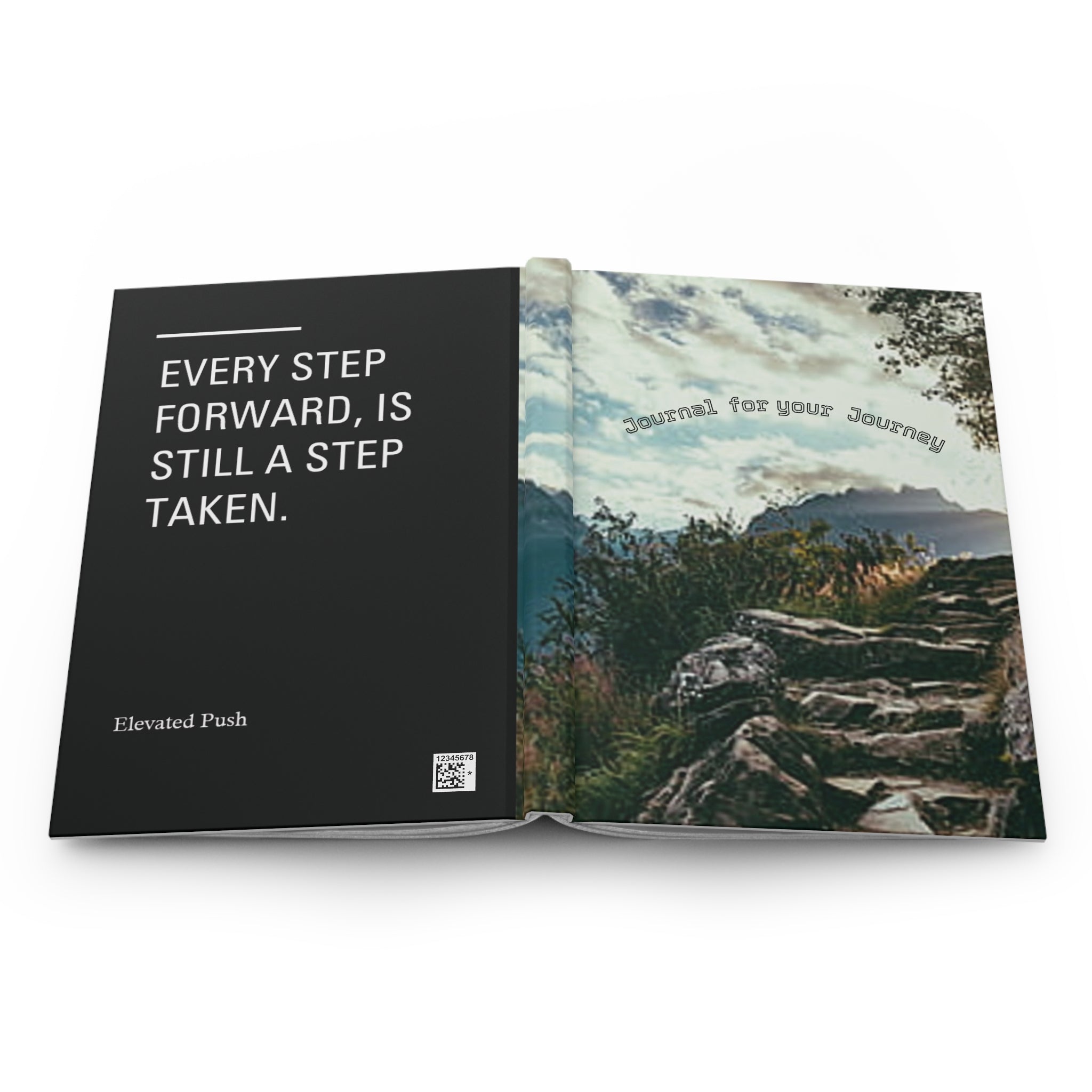 Inspirational Hardcover Journal for Adventures, Travel Diary, Gratitude Journal, Positive Affirmation Notebook, Explorer's Journal