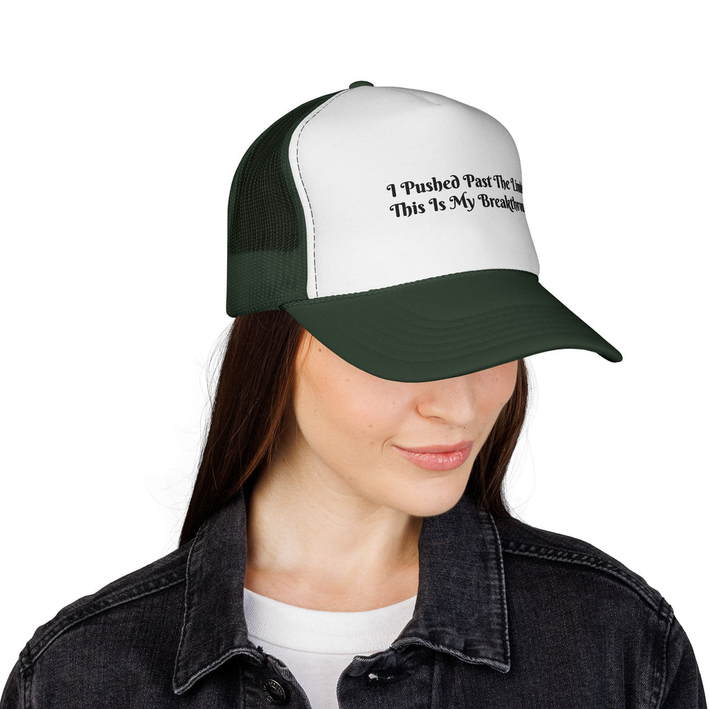 Inspirational Trucker Cap, Motivation Hat, Gift for Sports Enthusiasts, Customizable Sun Shade, Unisex Outdoor Cap