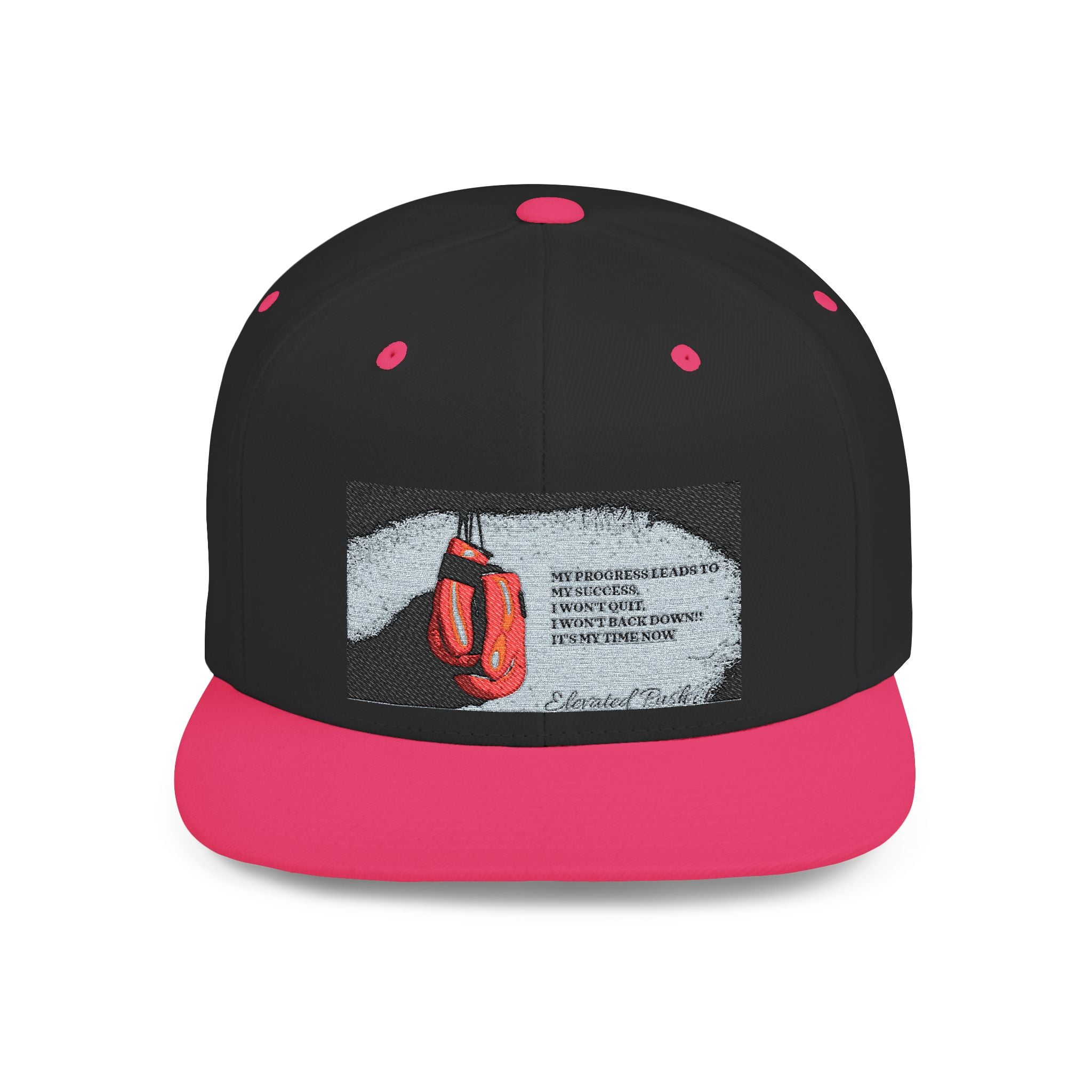 Stylish Flat Bill Snapback Hat, Trendy Cap for Summer Festivals, Unique Gift for Dads, Streetwear Accessory