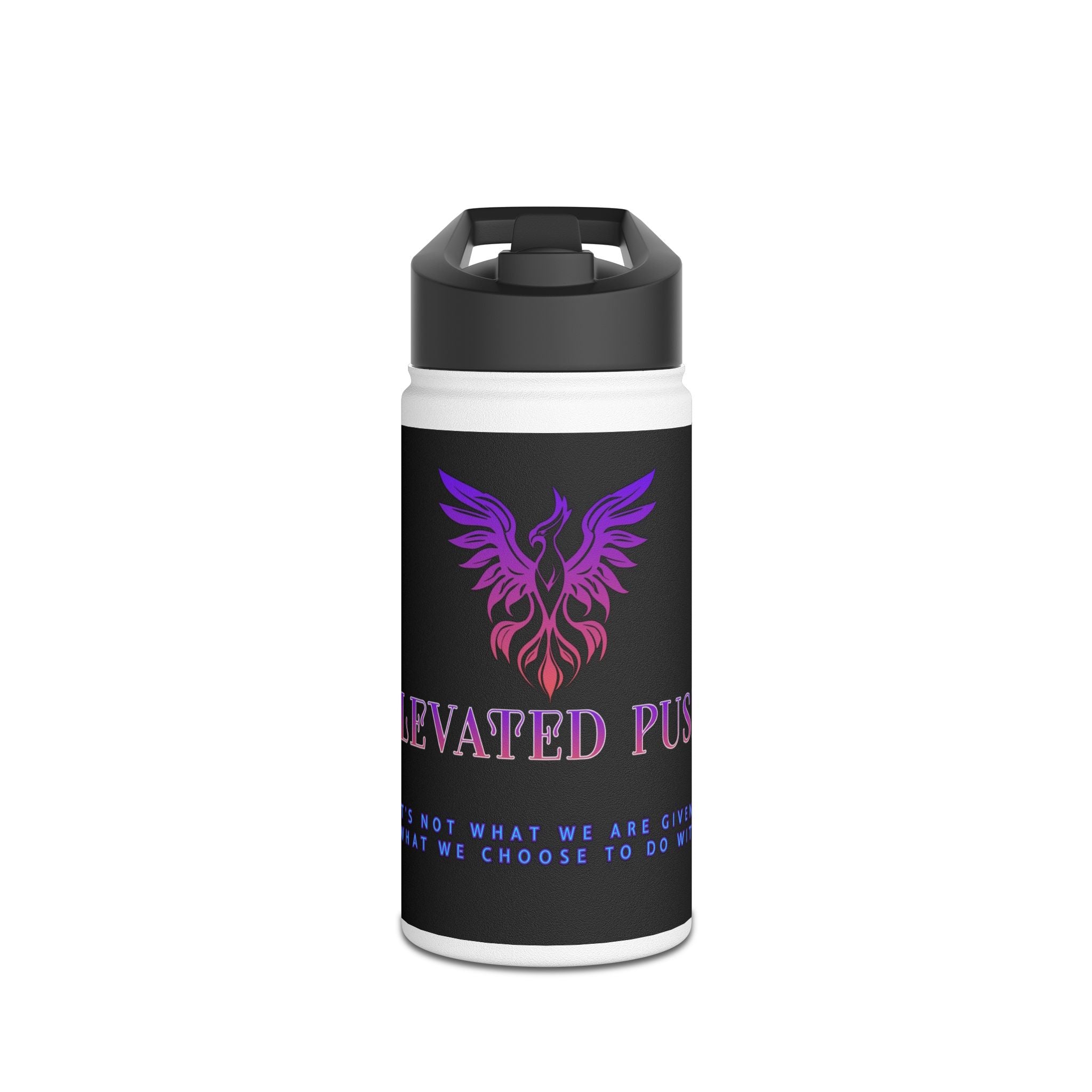 Elevated Pursuit Stainless Steel Water Bottle - Motivational Travel Mug, Eco-Friendly Drinkware, Fitness Gift, Gym Accessory, [...]