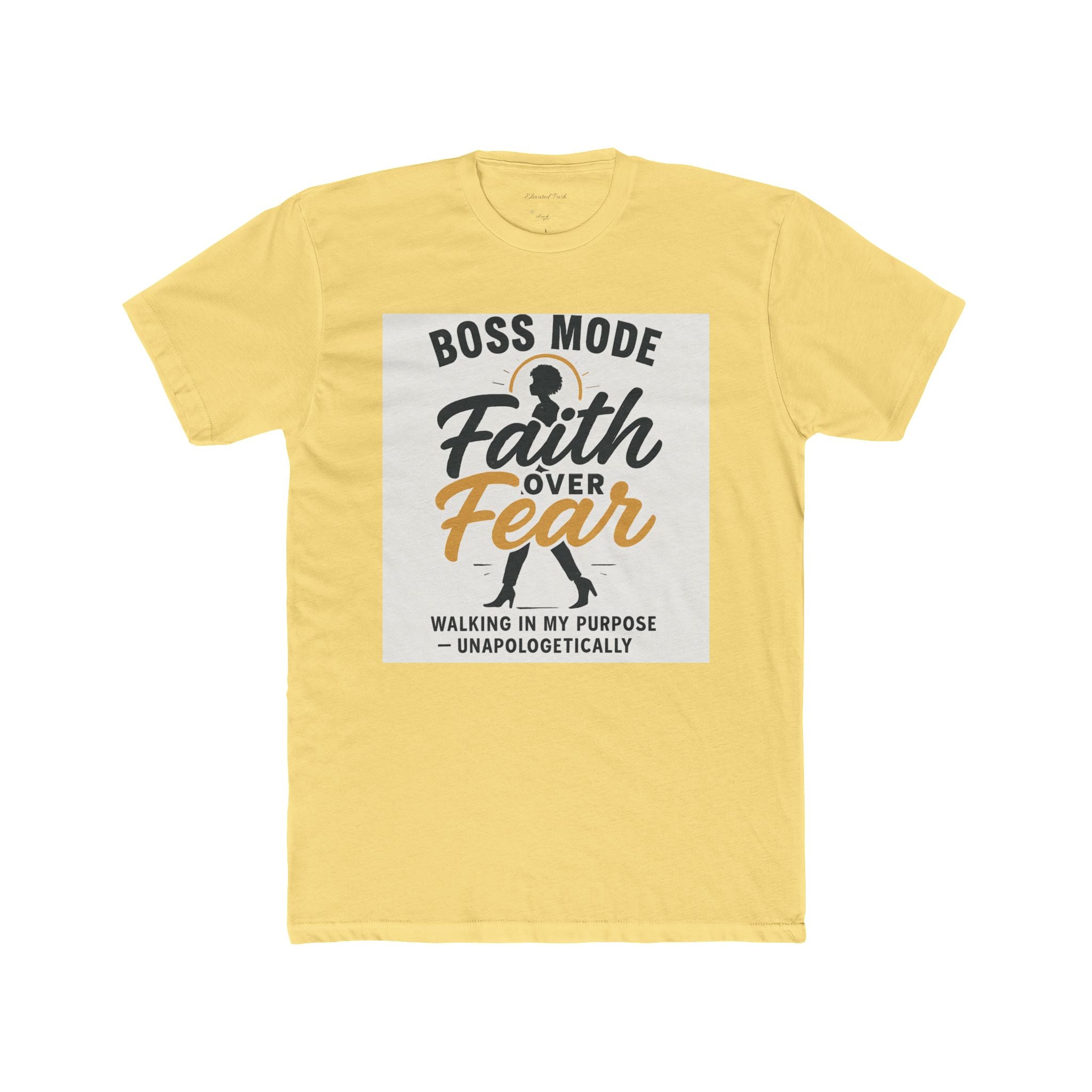 Inspirational Crew Tee with Motivational Quotes, Faithful Apparel, Unisex T-Shirt for Self-Improvement, Positive Vibes Shirt, Gift for Hope