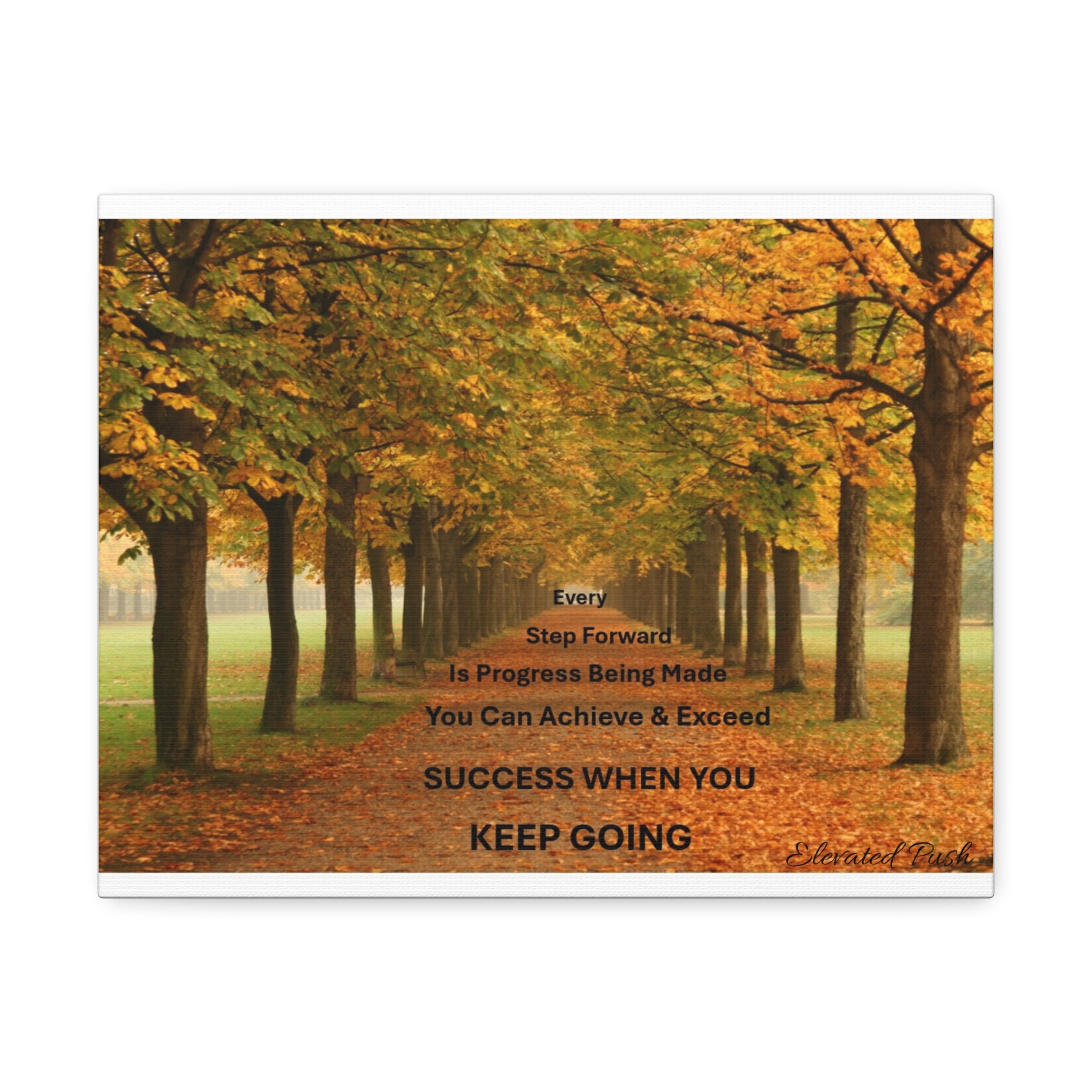 Motivational Stretched Canvas Wall Art, Inspirational Home Decor, Positive Affirmations, Gift for Office, Encouragement Decor