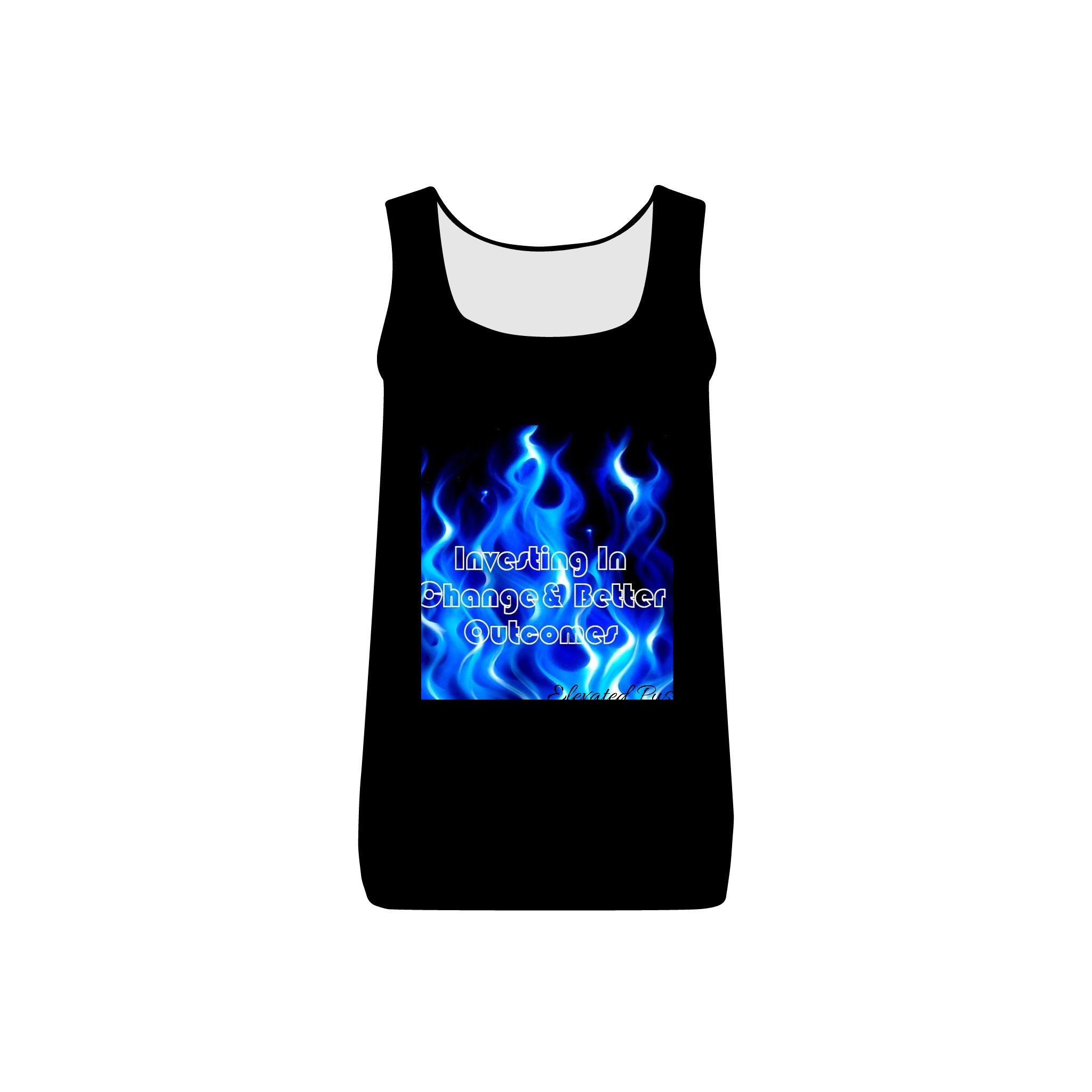 Women's Micro Ribbed Tank - Relaxing in Change & Better Outcomes, Cute Summer Top, Gift for Her, Casual Wear, Yoga Tank, Festival Outfit