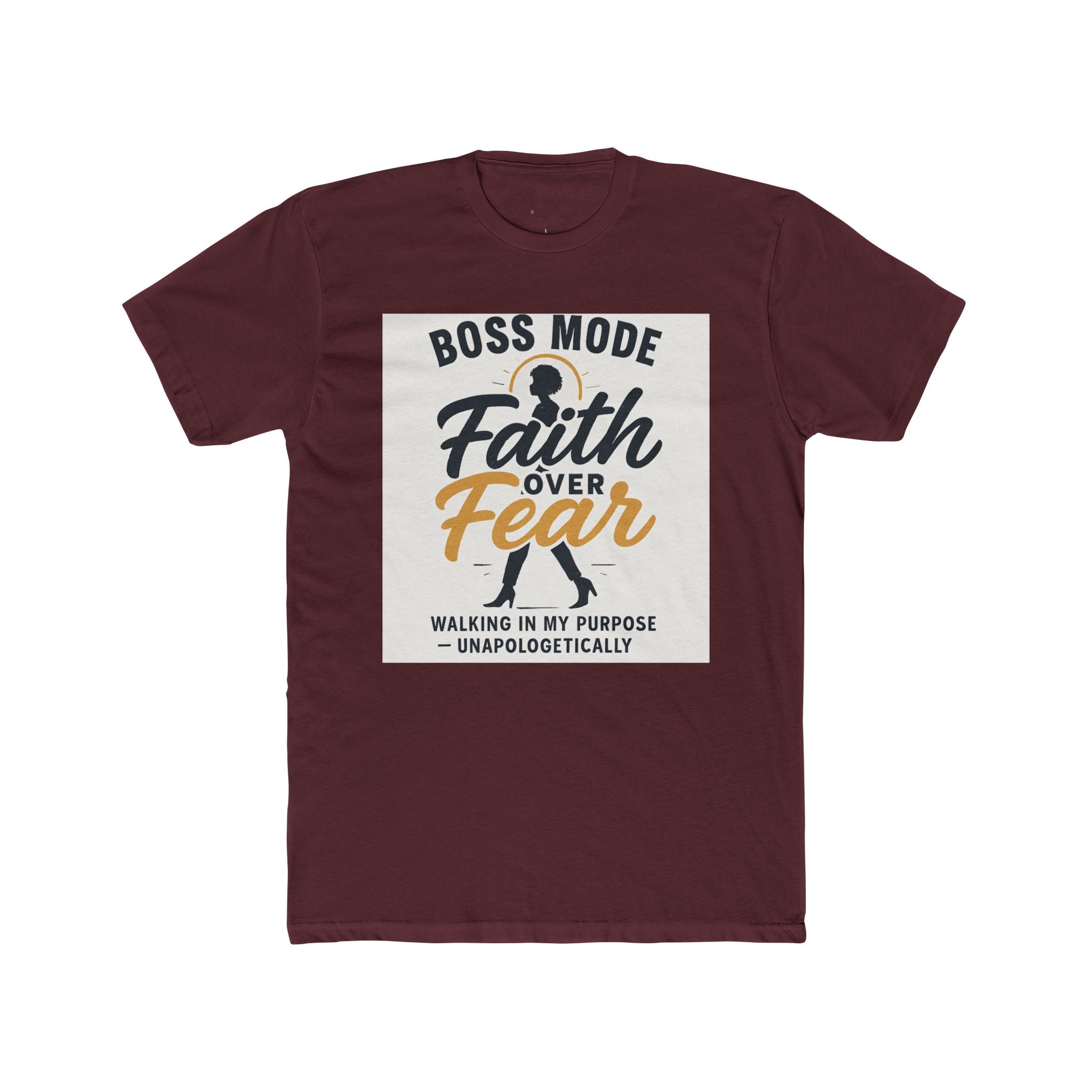Inspirational Crew Tee with Motivational Quotes, Faithful Apparel, Unisex T-Shirt for Self-Improvement, Positive Vibes Shirt, Gift for Hope