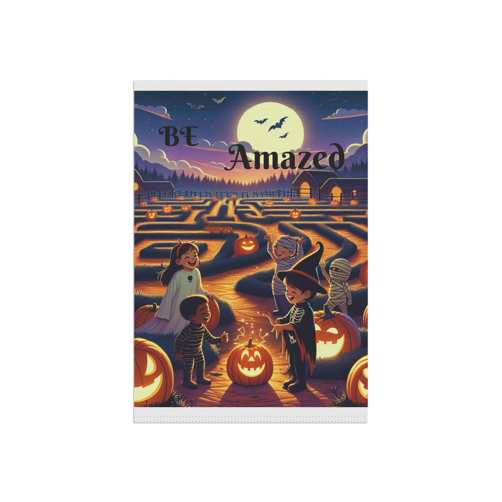 Halloween Garden Banner, Spooky Outdoor Decor, Fall Yard Decoration, Seasonal Home Accent, Trick or Treat Flag