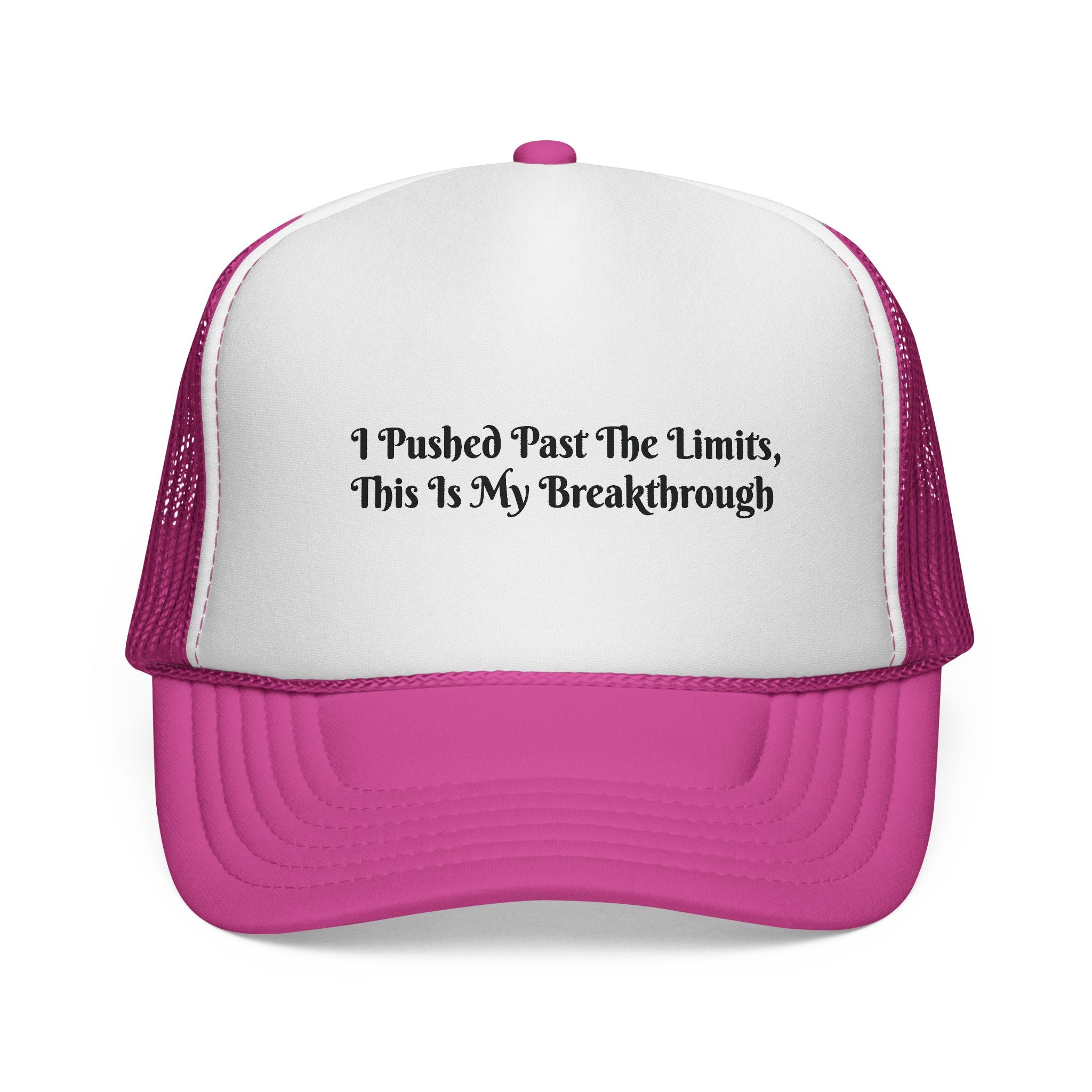 Inspirational Trucker Cap, Motivation Hat, Gift for Sports Enthusiasts, Customizable Sun Shade, Unisex Outdoor Cap