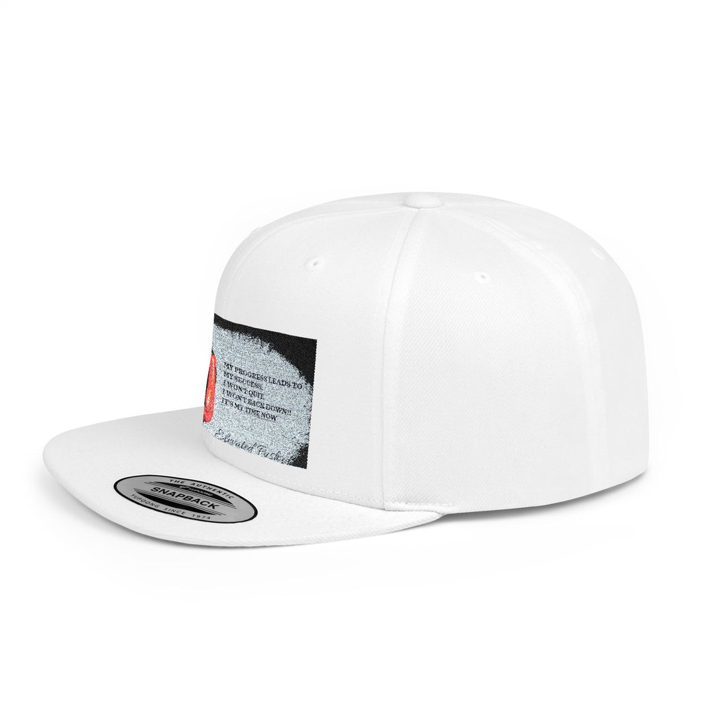 Stylish Flat Bill Snapback Hat, Trendy Cap for Summer Festivals, Unique Gift for Dads, Streetwear Accessory