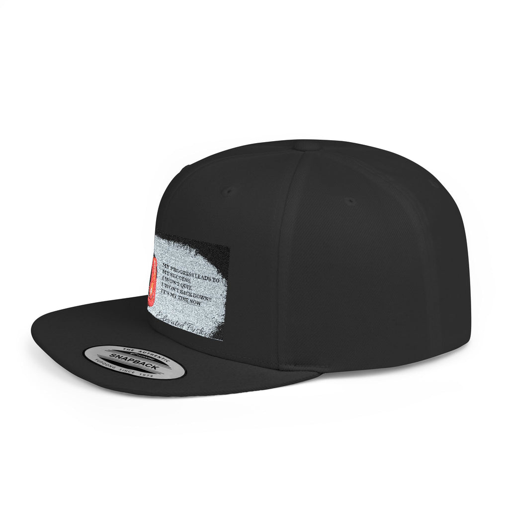 Stylish Flat Bill Snapback Hat, Trendy Cap for Summer Festivals, Unique Gift for Dads, Streetwear Accessory