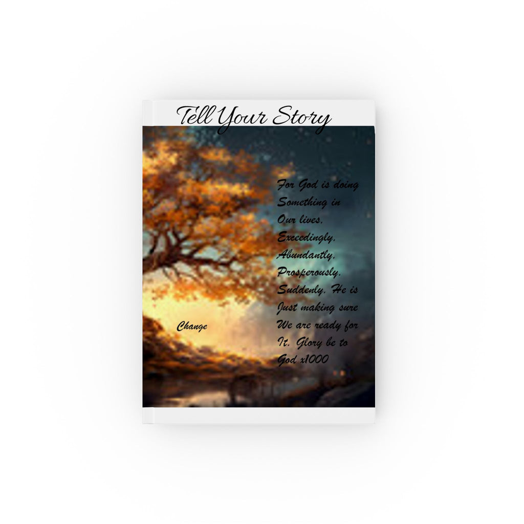 Inspired Hard Backed Journal for Storytelling, Perfect for Writers, Gifts for Graduates, Personalized Reflection, Beautiful Tree [...]